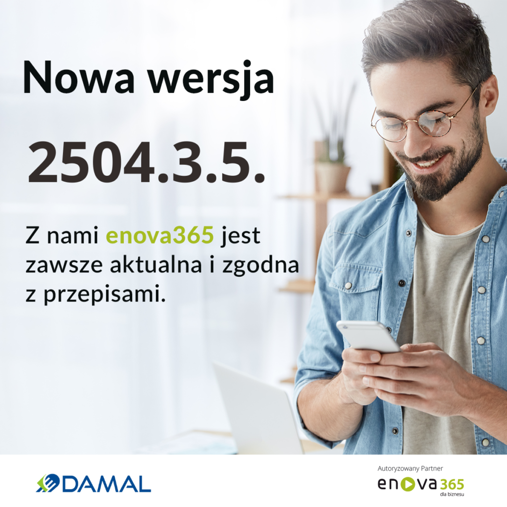 nowa wersja enova365 2504.3.5.